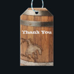 Etiqueta Para Presente Cowboy Western Rodeo Wooden Barrel Partido Favorit<br><div class="desc">Personalize com qualquer texto desejado.</div>