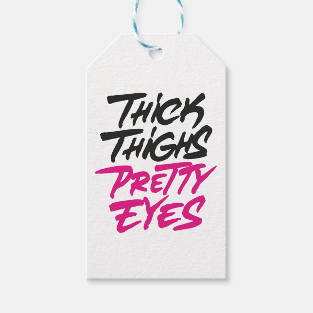 Etiqueta Para Presente Coxas grossas olhos bonito (Frente)