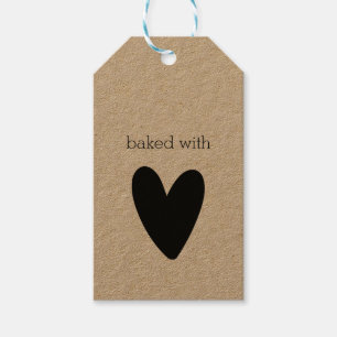 Etiqueta Para Presente Cozido com o amor personalizado