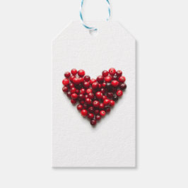 Etiqueta Para Presente Cranberry Heart