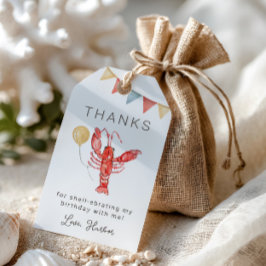 Etiqueta Para Presente Crawfish Birthday Party Favor Tags