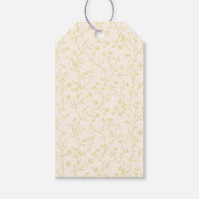 Etiqueta Para Presente Creme de manteiga Soft Meadow - Neutro (Frente)