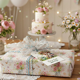 Etiqueta Para Presente Criança Personalizada da Margarida de Deus