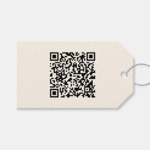 Etiqueta Para Presente Criar instantaneamente um código QR   Editável em 