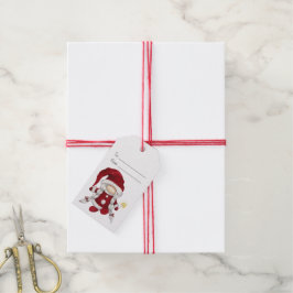 Etiqueta Para Presente Crie Seu Próprio Papai Noel Natal Gnomo