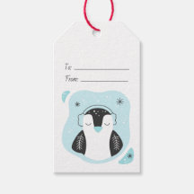 Crie Seu Próprio Pinguim Azul de Natal Bonitinho