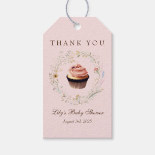 Etiqueta Para Presente Cupcake De Festa De Chá De Cottagecore Obrigado Et