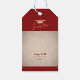 Etiqueta Para Presente Custom Graduation Thank‑You Tag  
