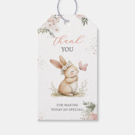 Etiqueta Para Presente Cute Bunny Girl Baby Shower