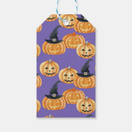 ETIQUETA PARA PRESENTE CUTE HALLOWEEN JACK OLANTERN PUMPKINS