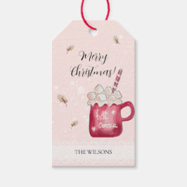 Etiqueta Para Presente Cute Hot Cocoa Holiday Illustration