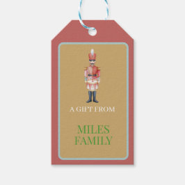 Etiqueta Para Presente Cute Pastel Nutcracker Christmas Ornament