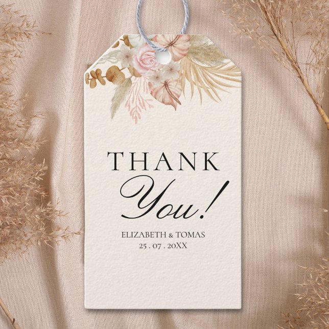 Etiqueta Para Presente Cute Rainbow Boho Bridal Shower (Criador carregado)