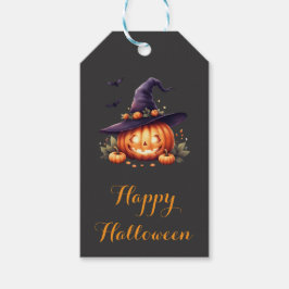 Etiqueta Para Presente Cute Spooky Halloween – Abóbora