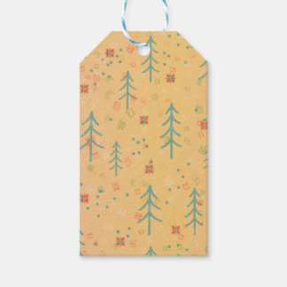 Etiqueta Para Presente Cute Yellow Christmas