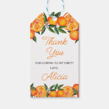 Cutie orange aniversário Obrigado por favor