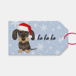 Etiqueta Para Presente Dachshund Cute Teckel Cachel de Cabelo Cão