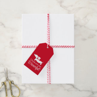 Etiqueta Para Presente Dachshund Gift Tags | Eu acho que você é arrogante