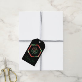 Etiqueta Para Presente Dados de RPG | Gamer de Mesa Fantasia de NATAL Per
