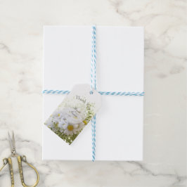 Etiqueta Para Presente Daisies in Love- Editable Wedding Buquê