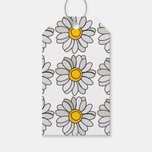 Etiqueta Para Presente Daisy Flower Floral Daisy