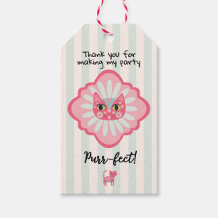 Etiqueta Para Presente Daisy Gatinho Face Purr-fect Birthday