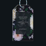 Etiqueta Para Presente Dália Floral Temperamental<br><div class="desc">Conjunto de casamento dália floral temperamental. Conjunto completo https://www.zazzle.com/collections/moody_dahlia-119450438456391749</div>