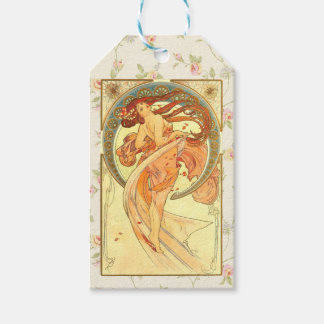 Etiqueta Para Presente Dança, Art Nouveau