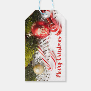Etiqueta Para Presente Decoração elegante do Natal