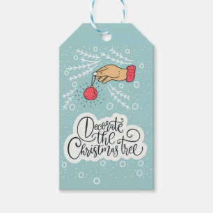 Etiqueta Para Presente Decore a Árvore de Natal