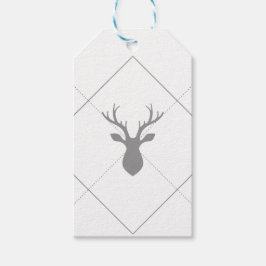 ETIQUETA PARA PRESENTE DEER HEAD ARGYLE