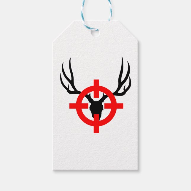 Etiqueta Para Presente Deer Hunter - Bullseye (Frente)
