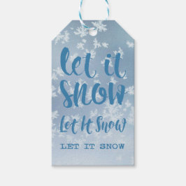 Etiqueta Para Presente Deixe-A Neve, Deixe-A Neve, Deixe-A Neve!