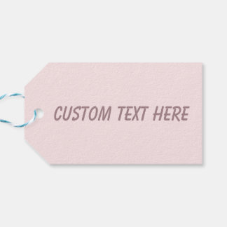 Etiqueta Para Presente Delicar cor sólida vermelhidão clara rosa