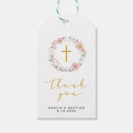 Etiqueta Para Presente Delicar Floral & Cotton Obrigado