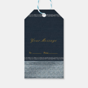 Etiqueta Para Presente Denim & Diamonds Glam Bling Chic Favor Elegante