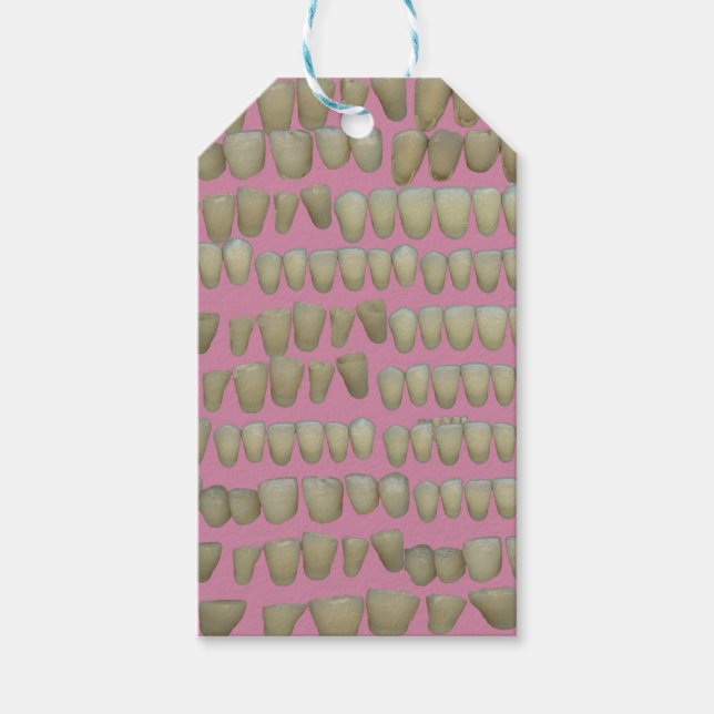 ETIQUETA PARA PRESENTE DENTISTA DENTISTA ORTODÔNICA ROTTEN DENTISMO BOCA (Frente)