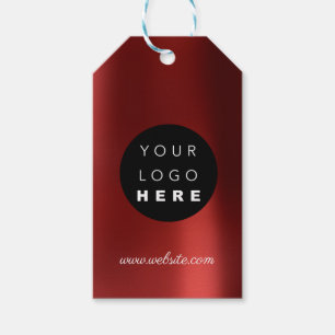 Etiqueta Para Presente Descrição do produto do logotipo da empresa pers