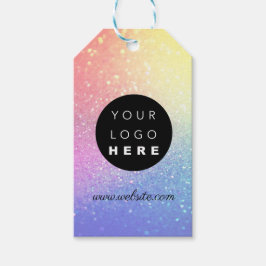 Etiqueta Para Presente Descrição personalizada do produto Logotipo da emp