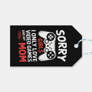 Etiqueta Para Presente Desculpe Meninas Eu Só Amo Videos games E Minha Mã