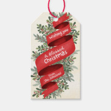 Desejando um Natal Abençoado Nome Personalizável