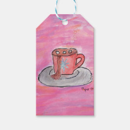 Etiqueta Para Presente Desejos quentes de COColato - Crianças Arte para C