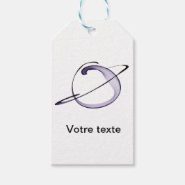 Etiqueta Para Presente desenho gracioso pequeno planeta