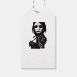 Etiqueta Para Presente Design Clássico De Whimsigoth Para Halloween