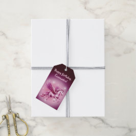 Etiqueta Para Presente Design de Birthday Pink Pegasus Fantasy