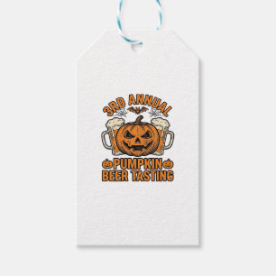 Etiqueta Para Presente Design de Camisa de Halloween Vintage de Prova de