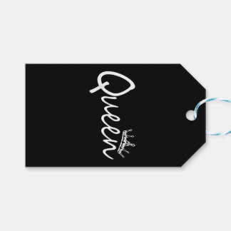 Etiqueta Para Presente Design de Casal Correspondente Coroa Rainha e Rei