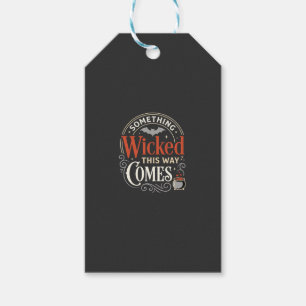 Etiqueta Para Presente Design de Halloween Wicked This Way Comes_1