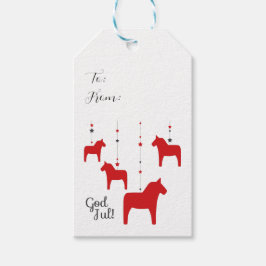 Etiqueta Para Presente Deus personalizado! Dala Horse