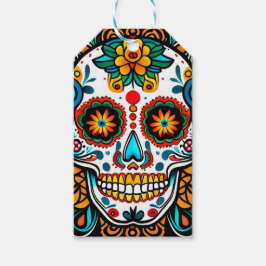 Etiqueta Para Presente Dia de los Muertos